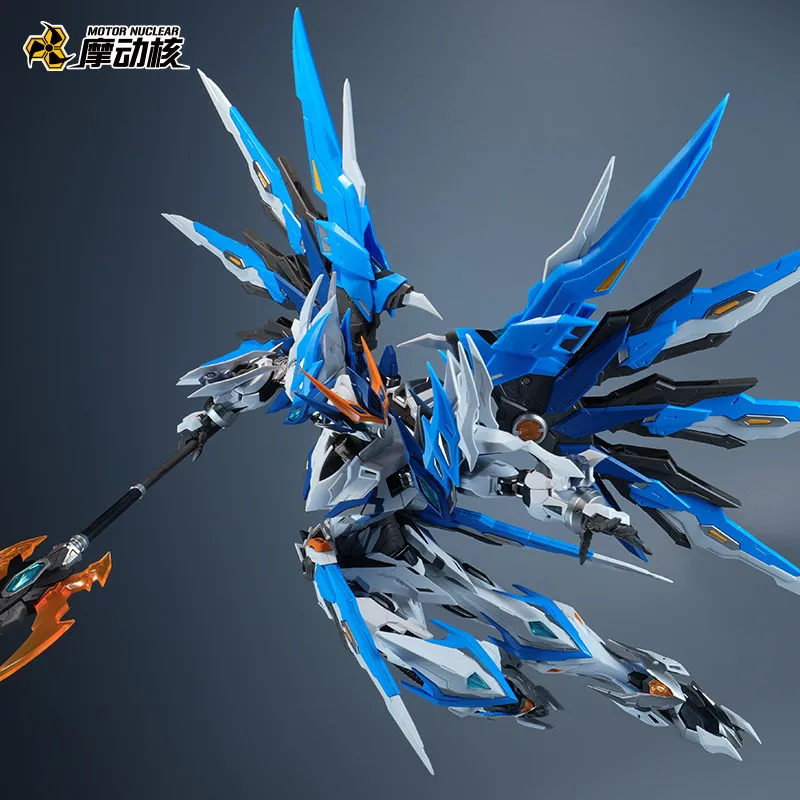 Фото Моторная ядерная модель BAIQI WEIWU Color MG 1/100 MNP-XH01W BAI QI Toys Сборка Модель Комплект Фигурки Робот Пластиковые Подарки №4