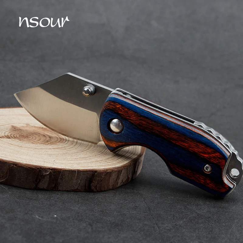 New 2022 Outdoor Folding Knife Mini Folding Knife Camping Tactical Knife Portable Multifunctional Survival Knife Hanging Knife