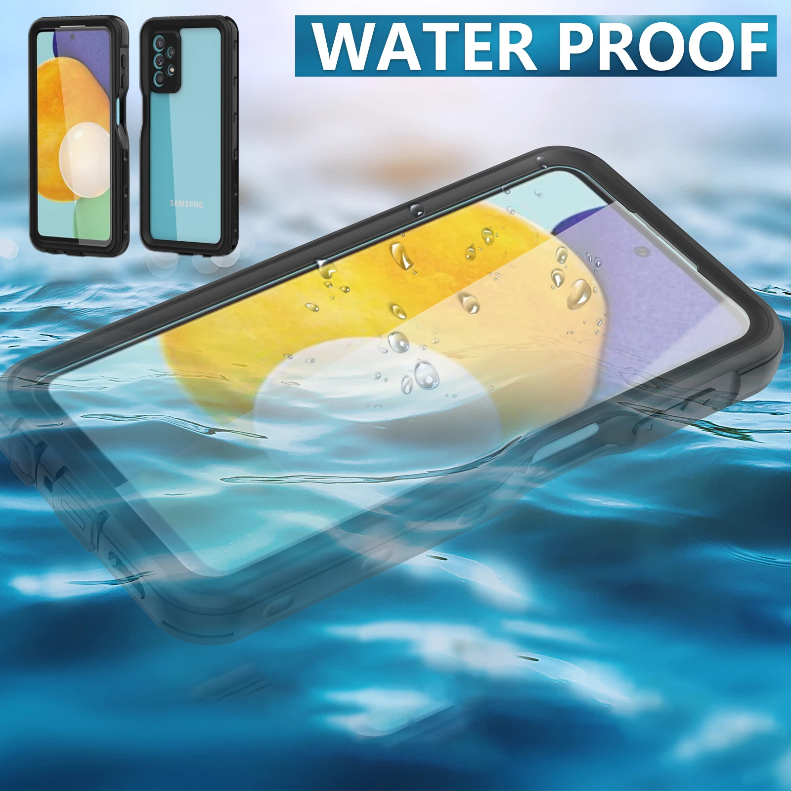 

Водонепроницаемый чехол Redpepper IP68 для Samsung Galaxy A23 подводный 3m водонепроницаемый ударопрочный жесткий чехол