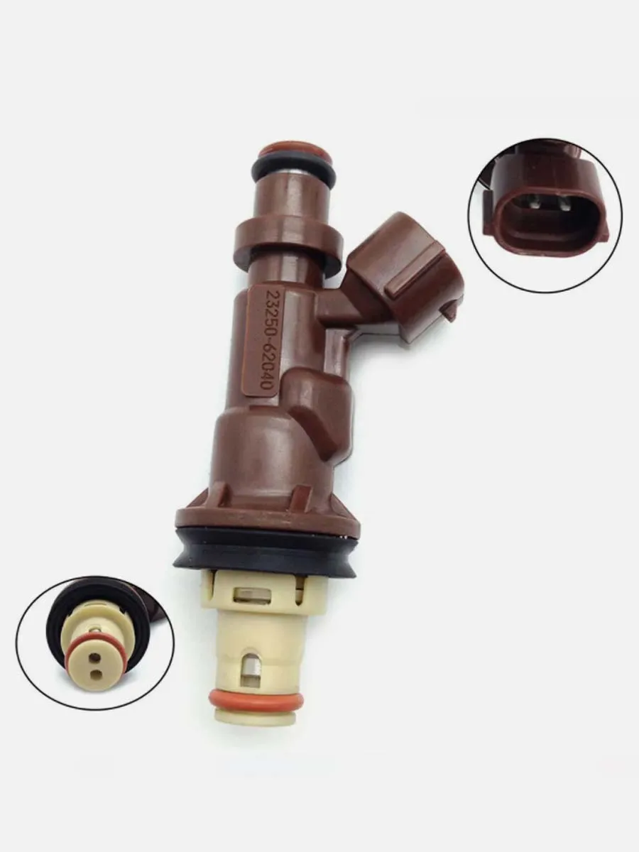 6 шт. топливный инжектор 23250-62040 23209-62040 для 99-04 TUNDRA TACOMA 4runner 3.4L V6 4G1597 1580561 FJ585 2325062040