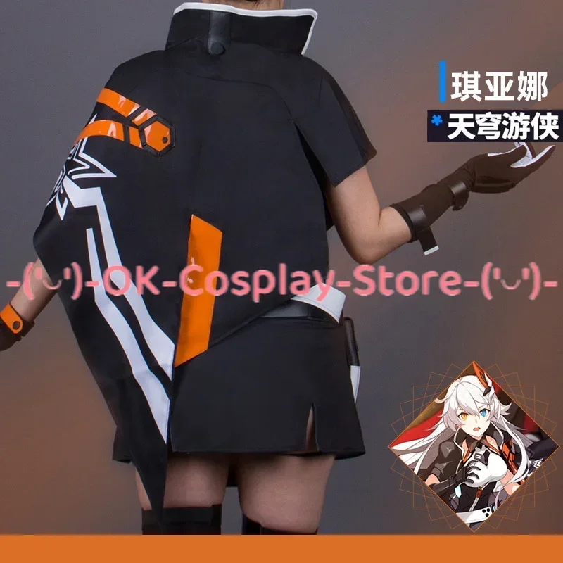 Фото [На заказ] игра Honkai Impact 3 K423 Киана Каслана косплей костюм боевой костюм сексуальное платье Хэллоуин карнавальная форма №2
