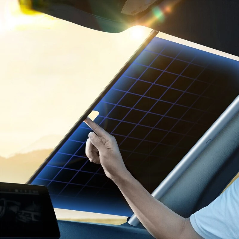 

Car Windshield Sunshade Cover Automatic Retractable Sunblind Sun Protection for Car Front Window Auto Baseus Sunshade Parasols