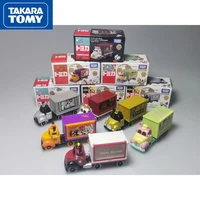 takara tomy toy car cartoon cute cargo box car mini alloy car model ornaments childrens educational toy car gift