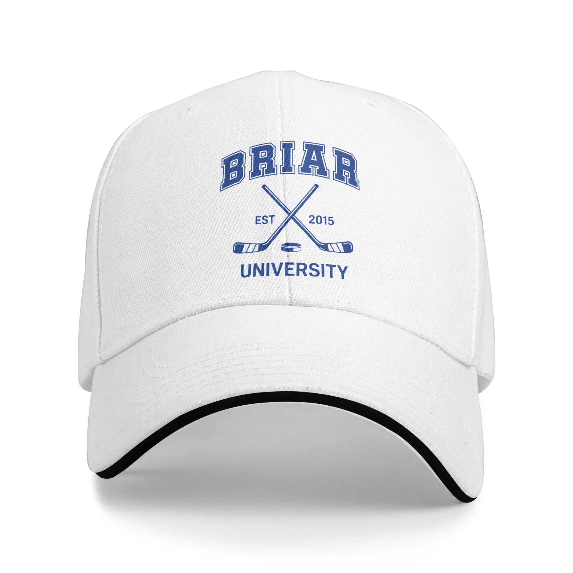 Фото Бейсболка Briar U HOCKEY в стиле ретро Y2K, унисекс, мужская, для хип-хопа, дышащая, с возможностью нанесения логотипа, в стиле K-pop и рок, подарок №1