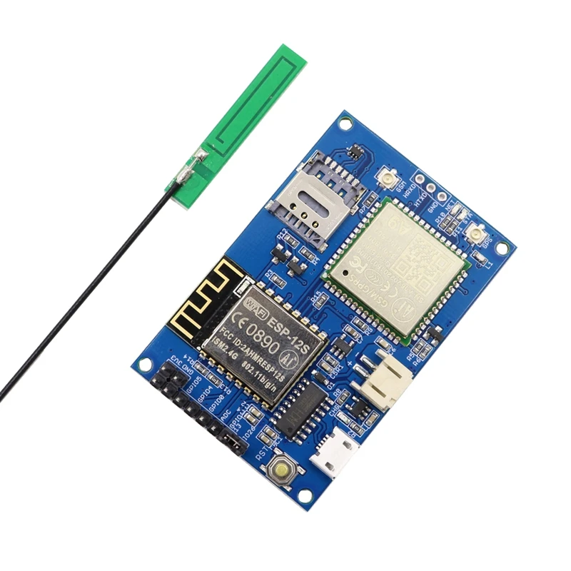 

ESP8266 ESP-12S A9 GSM GPRS Knot IOT макетная плата с Wi-Fi с антенной GSM GPRS