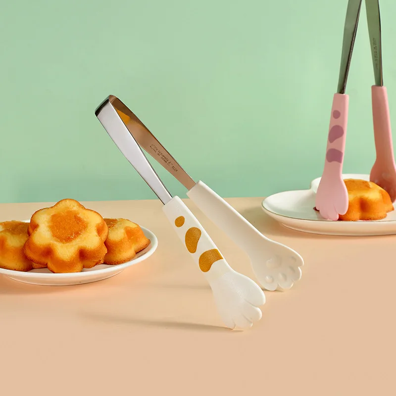 

Пищевые Щипцы в виде кошачьей лапы из нержавеющей стали, кухонные щипцы для салата, щипцы для хлеба, барбекю, сэндвичей, гриля, выпечки, инстр...