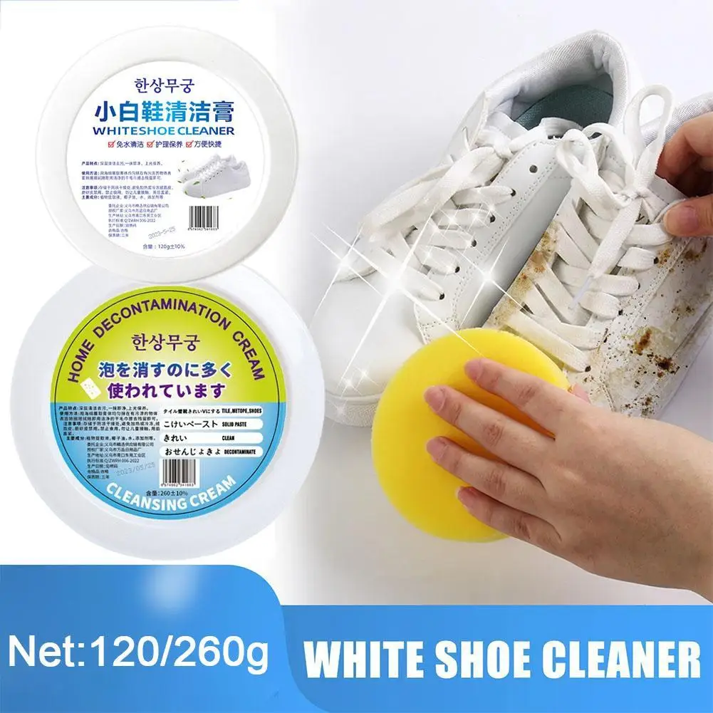 

White Shoes Cleaning Cream Household Multi-functional Whitening Cleansing Cream Shoes Stains Remover Cleaning Chemicals