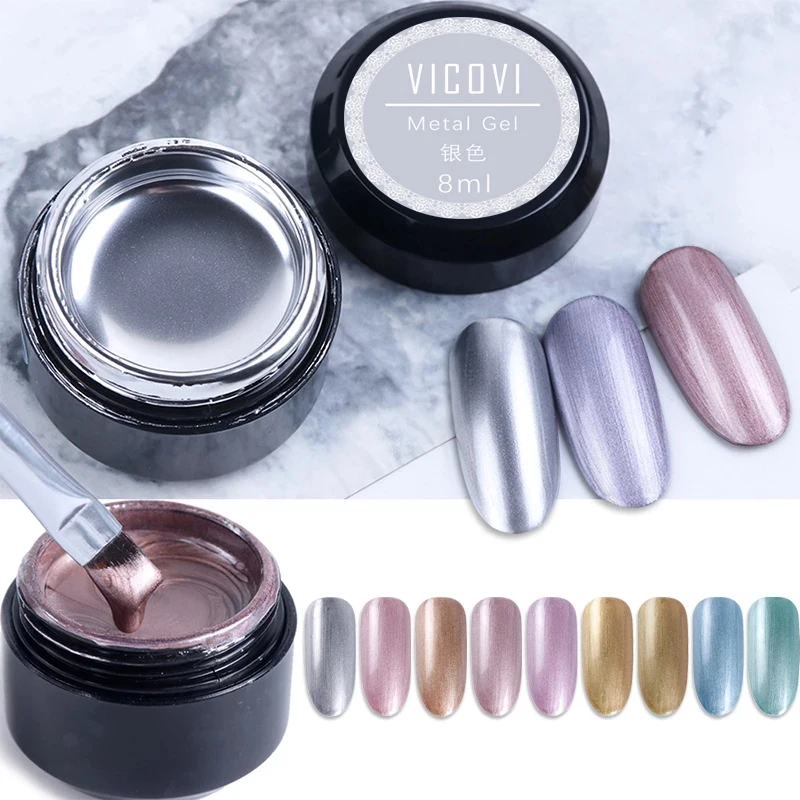 

8ml/Bottle Nail Spider Gel Nail Polish UV Led Mirror Metal Effect Drawing Painting Gel for Manicure Design Painting Gel