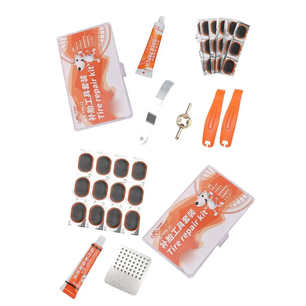 

Набор для ремонта велосипедных шин, инструмент для ремонта колес для велосипеда, кемпинга, путешествий, предметы первой необходимости