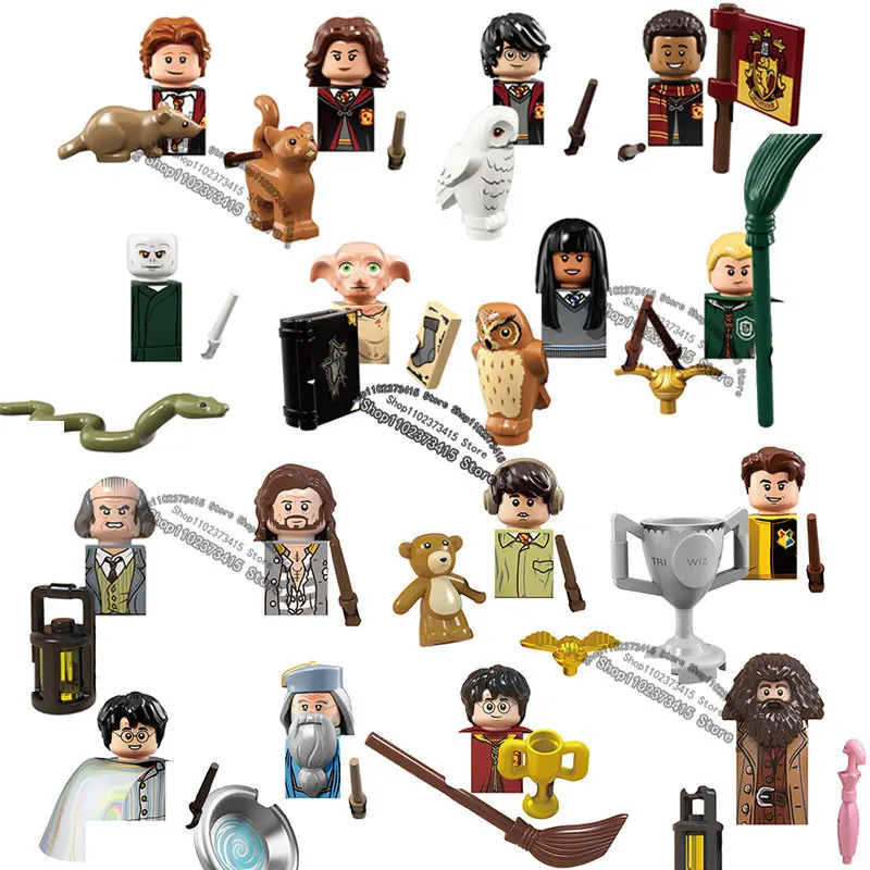 

WM6040 WM6041 WM6045 WM6059 Anime Harri Bricks Potters Mini Action Toy Figures Building Blocks Kids Assembly Toys Birthday Gifts