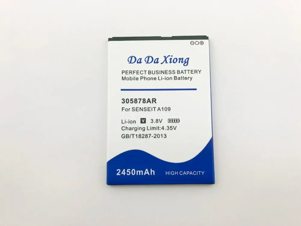 Новое высокое качество 2450 мАч 305878 Аккумулятор AR для мобильного телефона SENSEIT A109