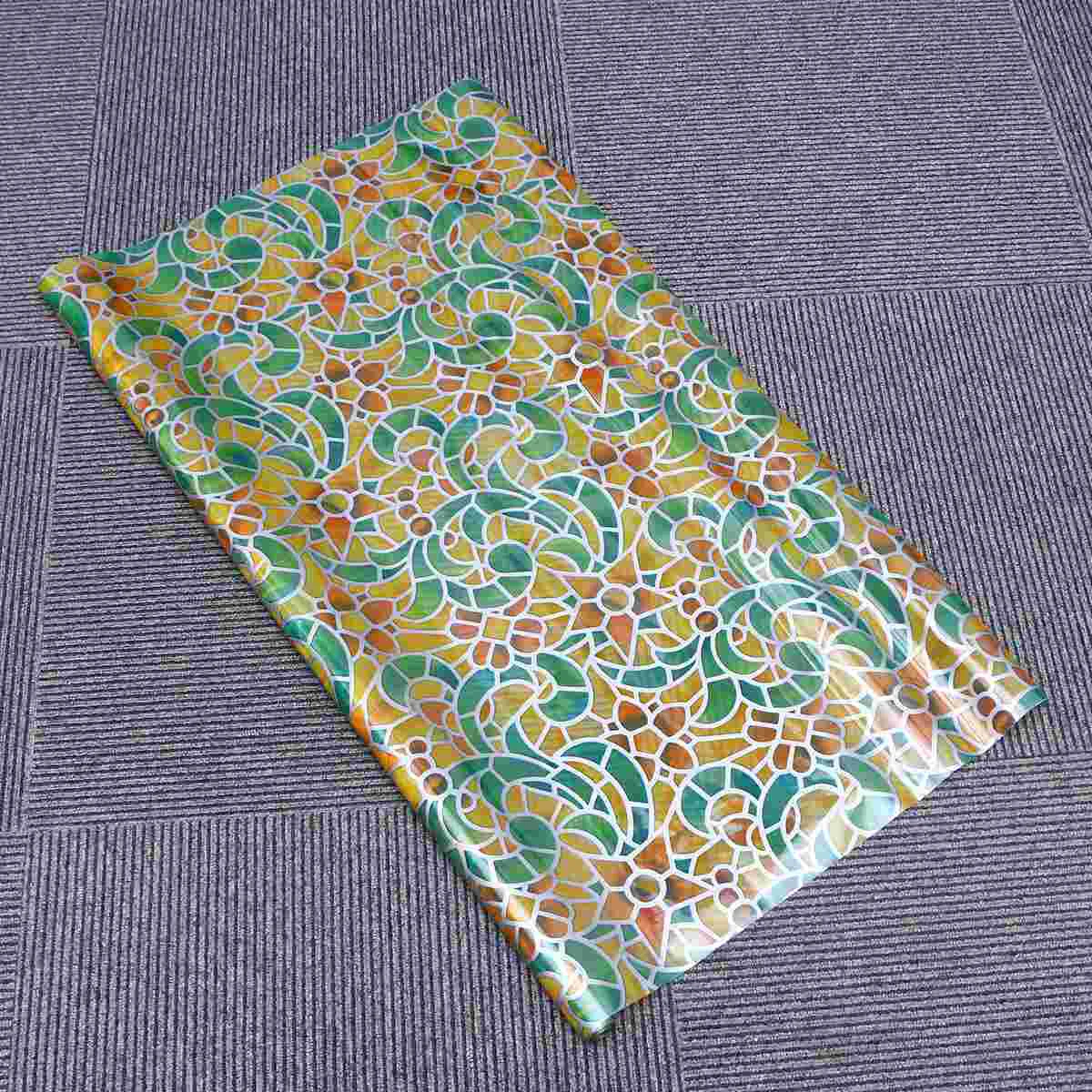 

1PCS 3D Privacy Window Film Waterproof Static Vintage Vinyl Spiral Pattern Sticker for Glass Protector solar