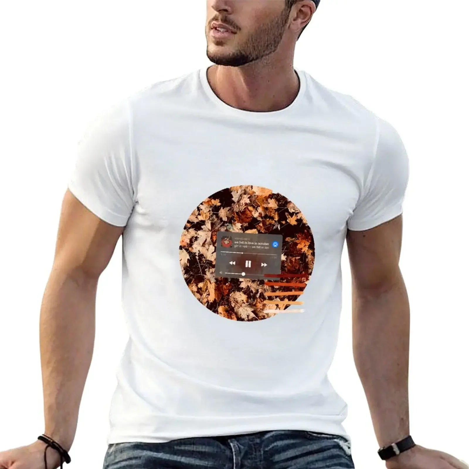 We fell in love october футболка таможенная летняя одежда простые черные футболки мужские