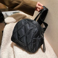 small nylon quilted crossbody bags for women 2022 winter handbag trends phone shoulder handbags and purses