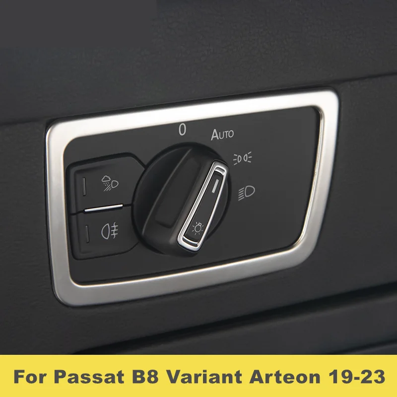 

Для Passat B8, вариант Arteon 2019-2023, кнопка переключателя автомобильной фары, декоративная крышка