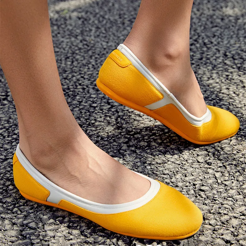 

Women Quiche Shoes Shallow Flats Soft Sole Comfortable Loafers Summer Slip on Casual Boat Shoes Breathable Canvas Flat Pumps