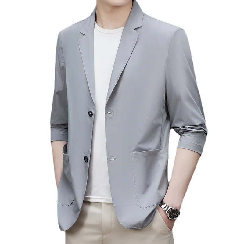 L-Design sense niche high-grade casual suit jacket male spring and winter wedding luffie handsome suit white suit