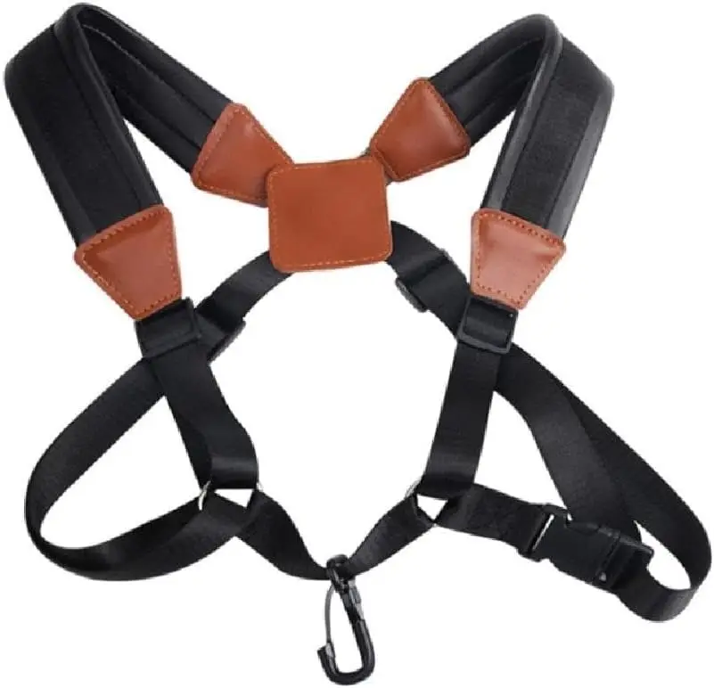 

Саксофон с двойным плечевым ремнем, регулируемая длина, наплечный ремень для саксофона, ремешок на шею, музыкальные инструменты, аксессуары, запчасти