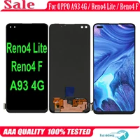 6 43 amoled display for oppo reno4 f sph2209 a93 4g cph2121 reno4 lite cph2125 lcd display touch screen digitizer assembly