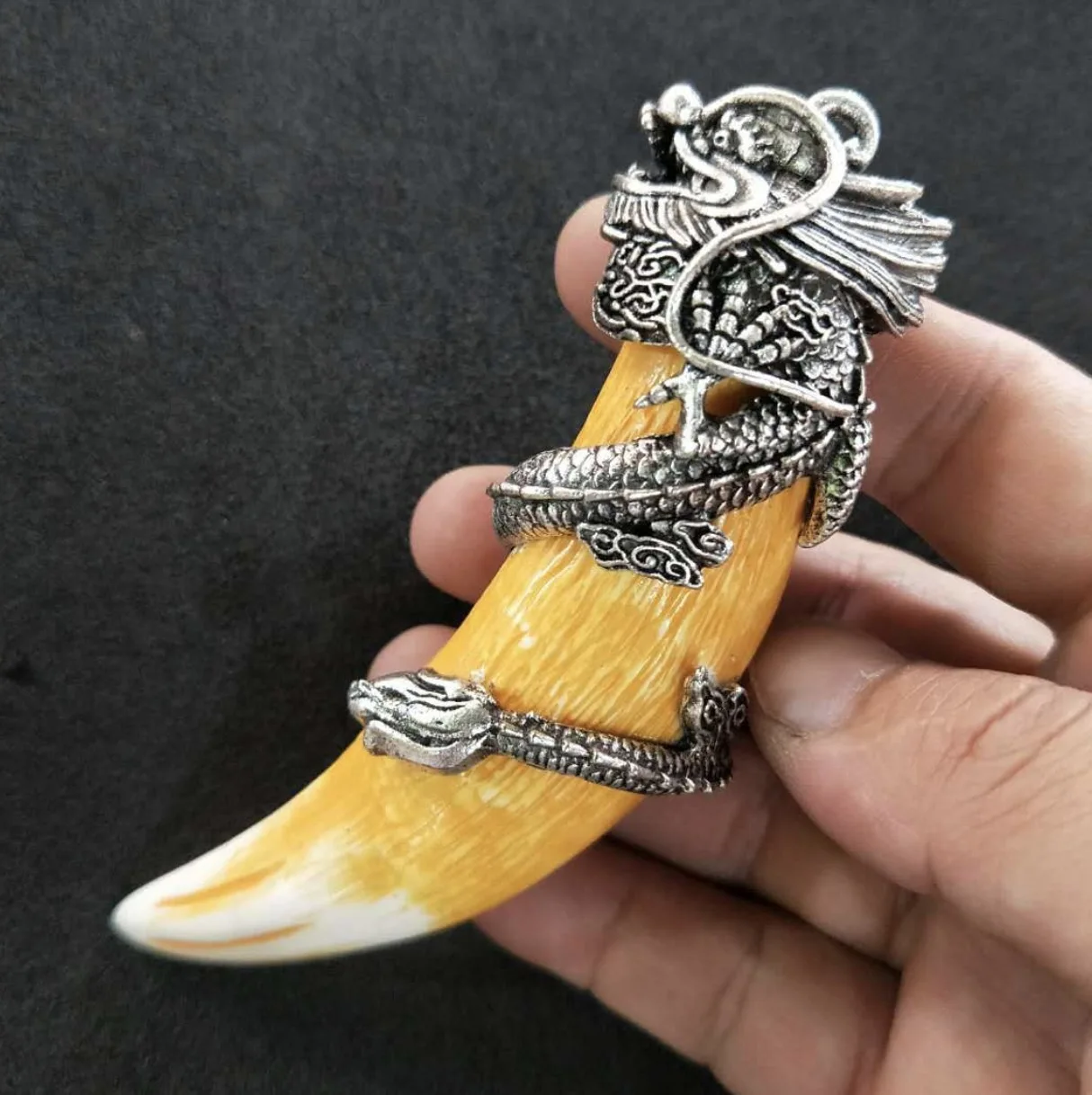 

Античная коллекция 6 стилей Подвеска из серебра с драконом, тигром, леопардом