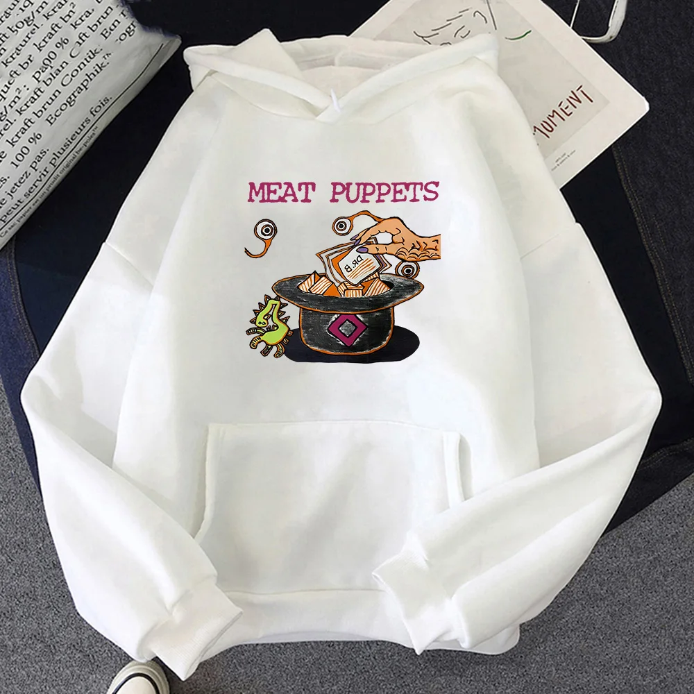 

Meat Puppetss Creative Graphic Hoodies Punk Grunge Style for Men Sweatshirt Autumn Fleece Pullovers Unisex Y2k Fashion Sudaderas