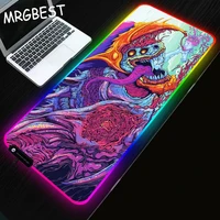 mrgbest game 80x3090x40cm large led rgb lighting gaming mousepad xl gamer grande mouse pad cs go hyper beast for pc computer