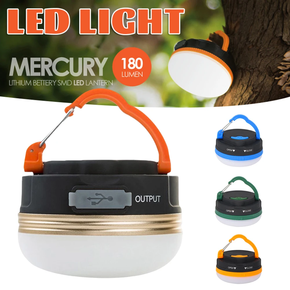 

10W LED Camping Lantern Tents lamp 1800mAh Portable Camping Lights Outdoor Hiking Night Hanging lamp USB Rechargeable