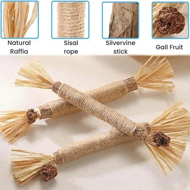 Натуральные жевательные игрушки для домашних животных кошка котенок подарки