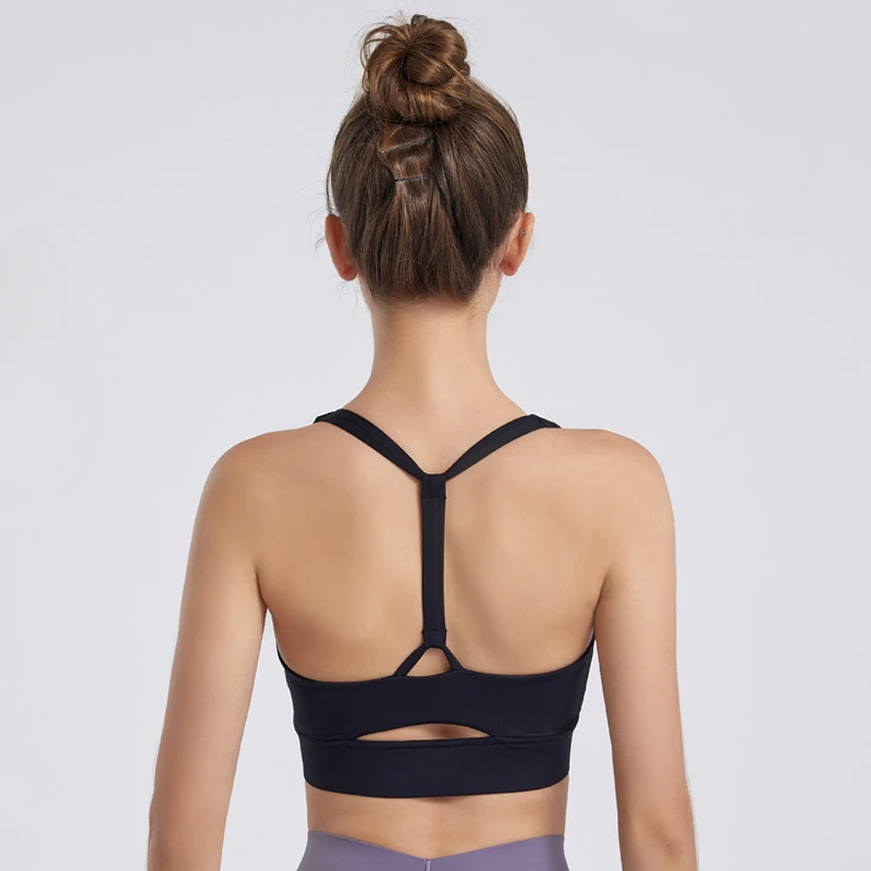 Топ женский спортивный Женский корсет бюстгальтер пуш-ап укороченный топ для