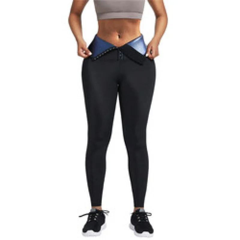 

Sweat Sauna Pant Body Shaper Slimming Pants Thermo Shapewear Shorts Waist Trainer Tummy Control Fitness Leggings Workout Suits