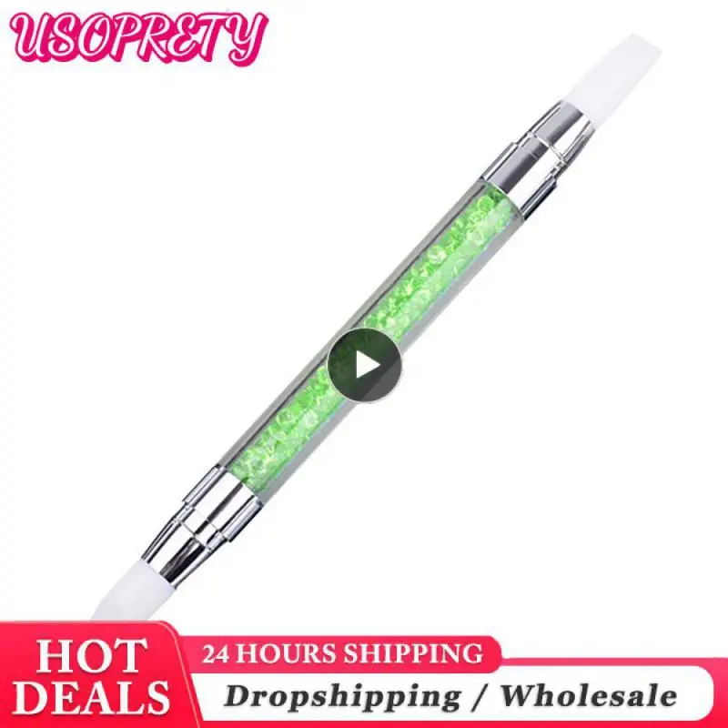 

Новые двухсторонние кисти для рисования ногтей пяти цветов, набор для рисования, ручка для скульптуры, ремесло с силиконовой резьбой