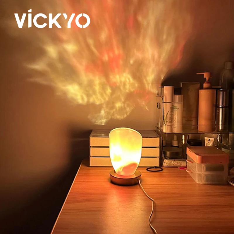 

Скандинавская настольная лампа VICKYO RGB, оригинальные настольные лампы, лампа для создания атмосферы, прикроватный ночник, детская комната, гостиная, домашний декор