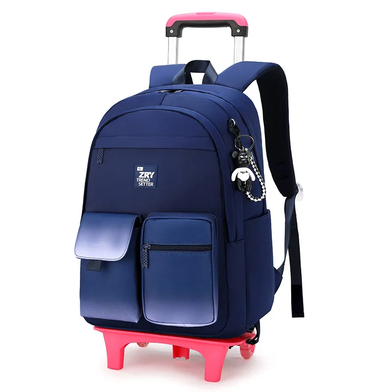 Kids Backpacks With Wheel Trolley Children School Bags Mochila Trolley Luggage For Girls Boys backpack Escolar Backbag Schoolbag