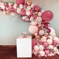 rose pink balloon arch garland kit 127 pack confetti confetti balloons for girl women birthday wedding party decoration supplies
