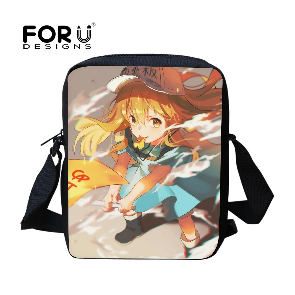 

FORUDESIGNS Causal Mini Ladies Shoulder Cross-body Bag Cute Anime Work at Sell Print Women Messenger Bags Travel Girls Backpack