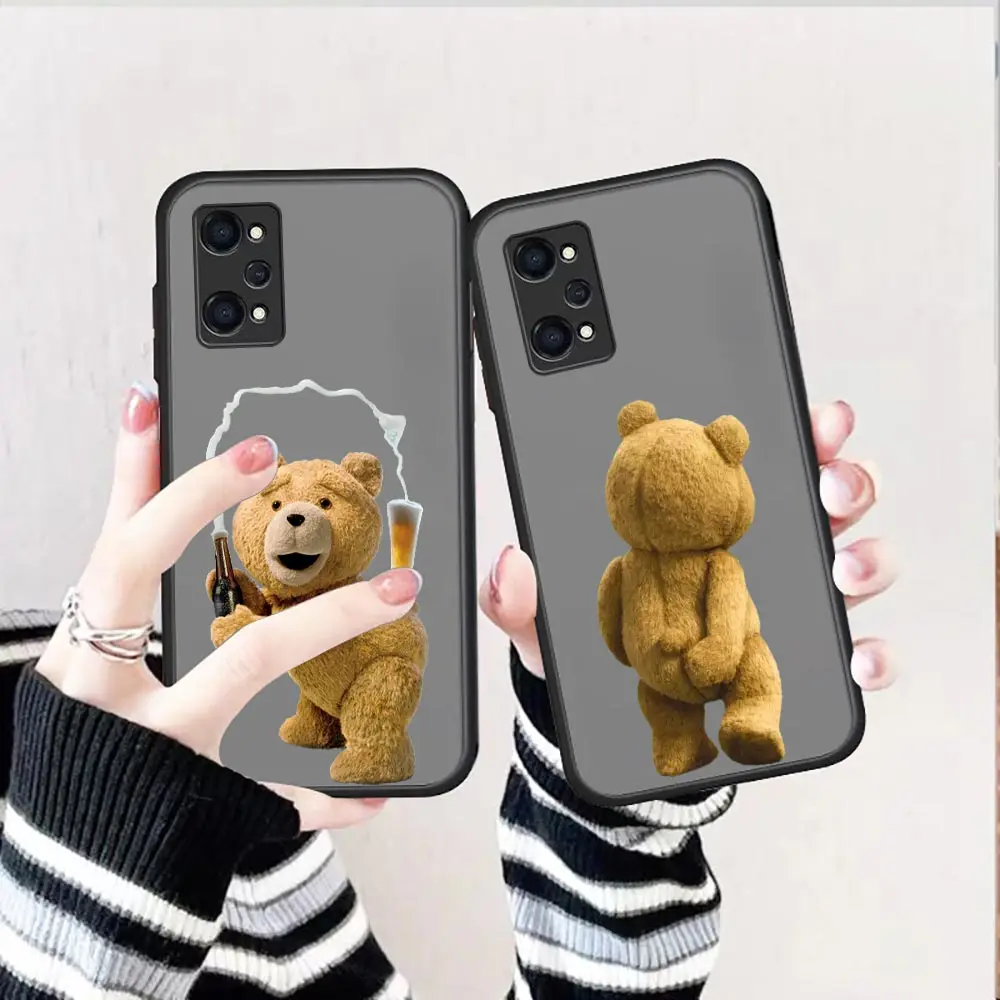 

Cute Naughty T-Teddy Bear Couple Anime Case For Oppo Realme GT Neo 2 Narao 50a 50i 50 5G C33 C31 C30S C30 C21Y C21 C20 C15 Cover