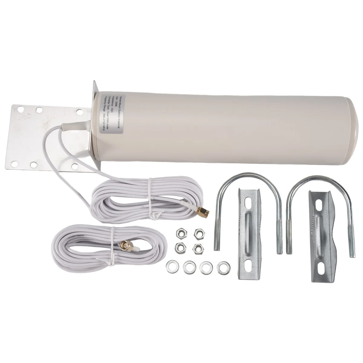 Антенна Wi-Fi 4G LTE SMA 12DBi Omni Мужской 5M Двойной кабель 2 4 ГГц для маршрутизаторов ZTE B315