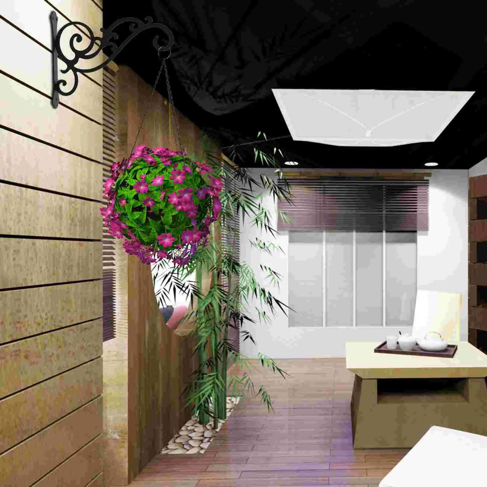 

Brackethook Wall Flower Brackets Iron Hooks Pot Planter Hangers Hanger Decorative Railingbasket Garden Bird Feeder Flowerpot