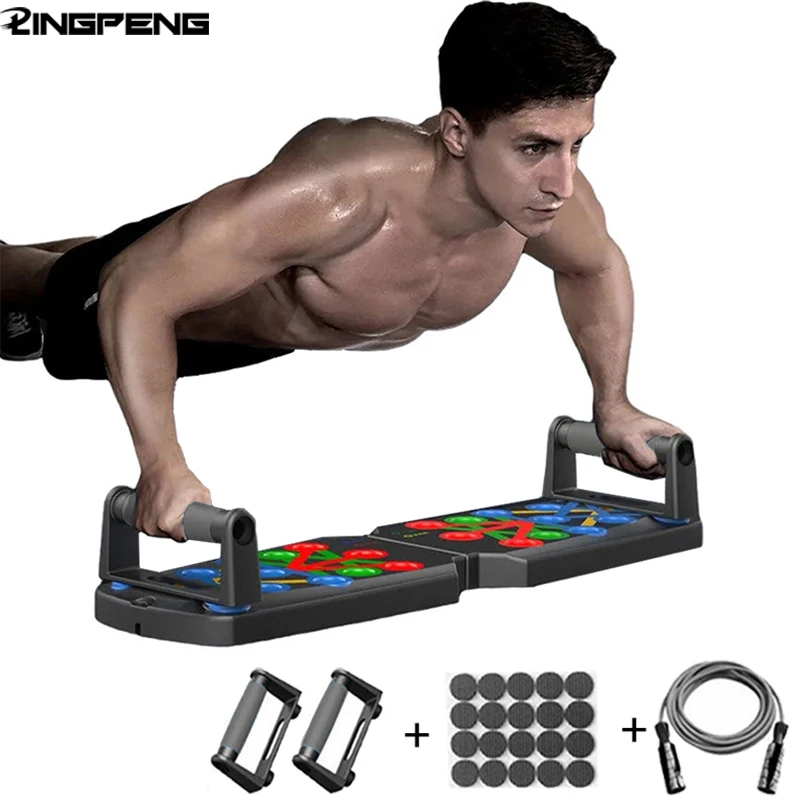 

Folding Push-up Board Multifunctional Exercise Table Portable Fitness Equipment Abdominal Enhancement Support Muscle Exercise