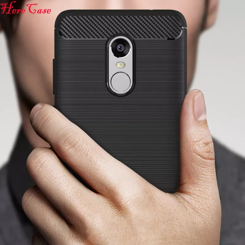 

NEW2022 Soft Silicone Back Cover Phone Case For Xiaomi Redmi Note 4 Note 4 Pro Prime Anti-knock Carbon Fiber Coque Bag For Redmi