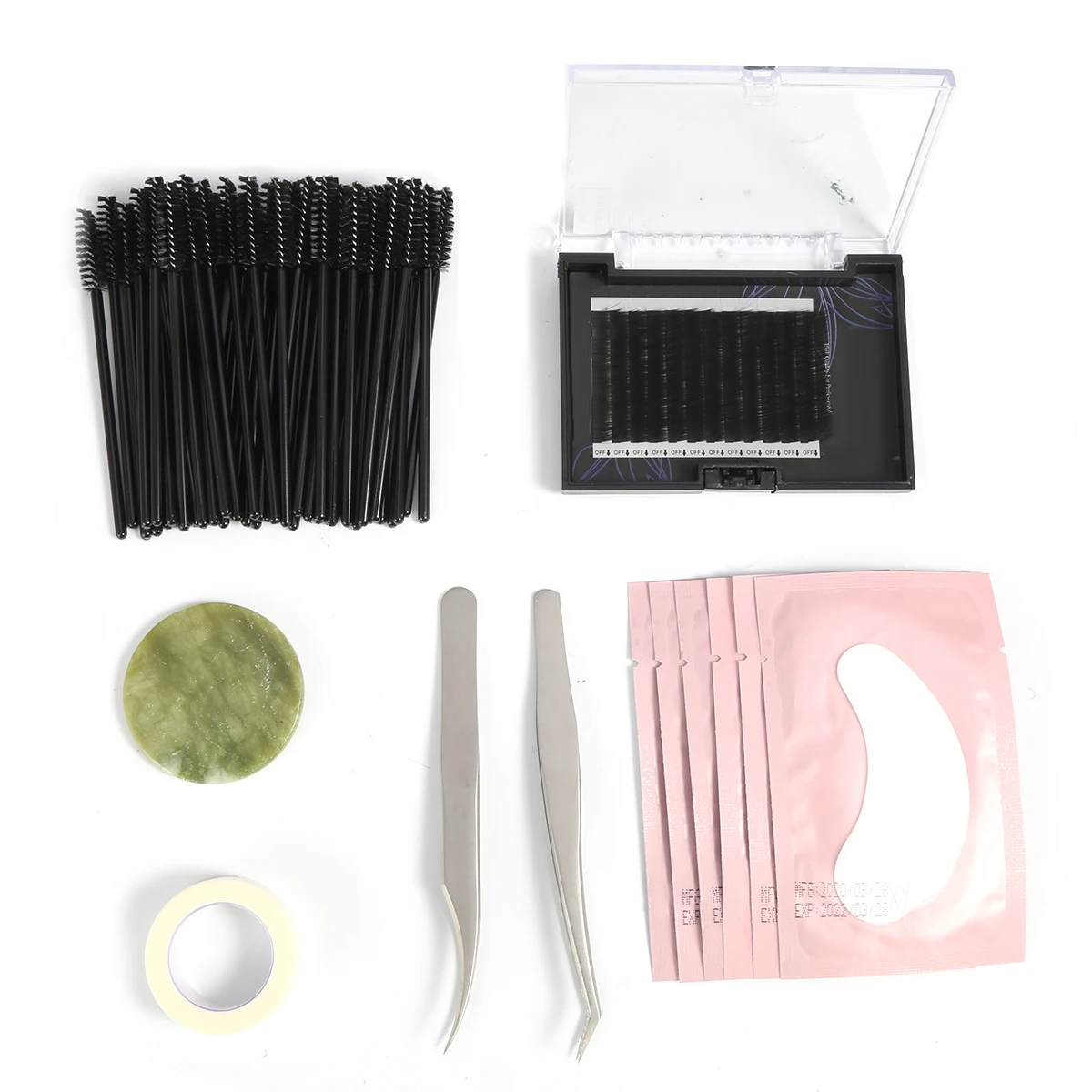 

61pcs/set Eyelashes Extension Practice Training Tool Set for Starter