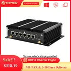 Topton Industrial PC Intel Core i5-10210U 4 ядра 8 потоков 6 * RJ45 LANs 2 * RS232 COM pfSense, компьютерное оборудование, мини-ПК без вентилятора