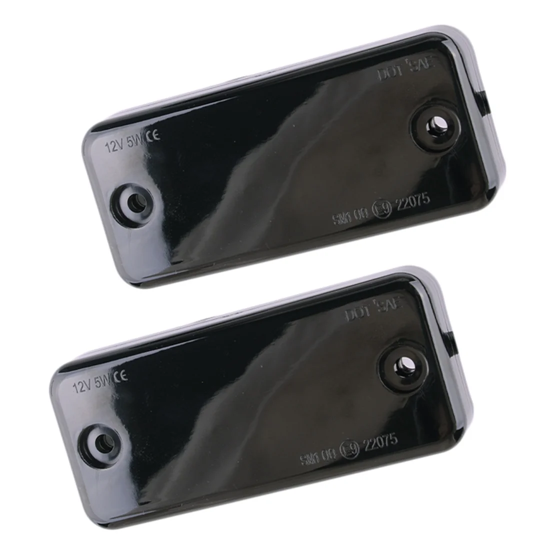 

1 Pair Black Lens Amber LED Dynamic Flowing Side Marker Light Fender Lamp Indicator Fit for Fiat Renault Trucks Peugeot Boxer