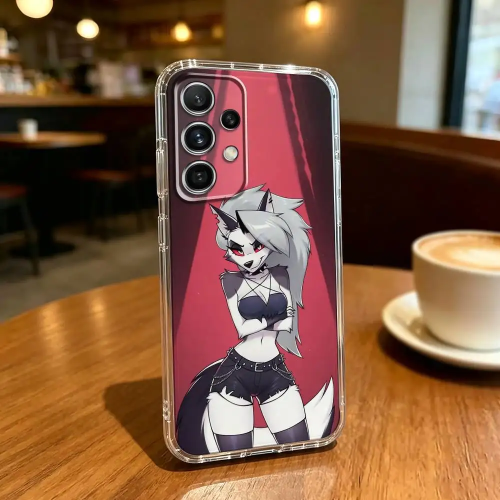 Чехол для телефона Hell-B L-Loona Wolf Girl для Samsung S25, 24, 21, 22, 23, 30, Ultra, 20, Plus, Fe, Lite, Note, прозрачный чехол. (art.: 3920dcdc73020) - 3920dcdc73020