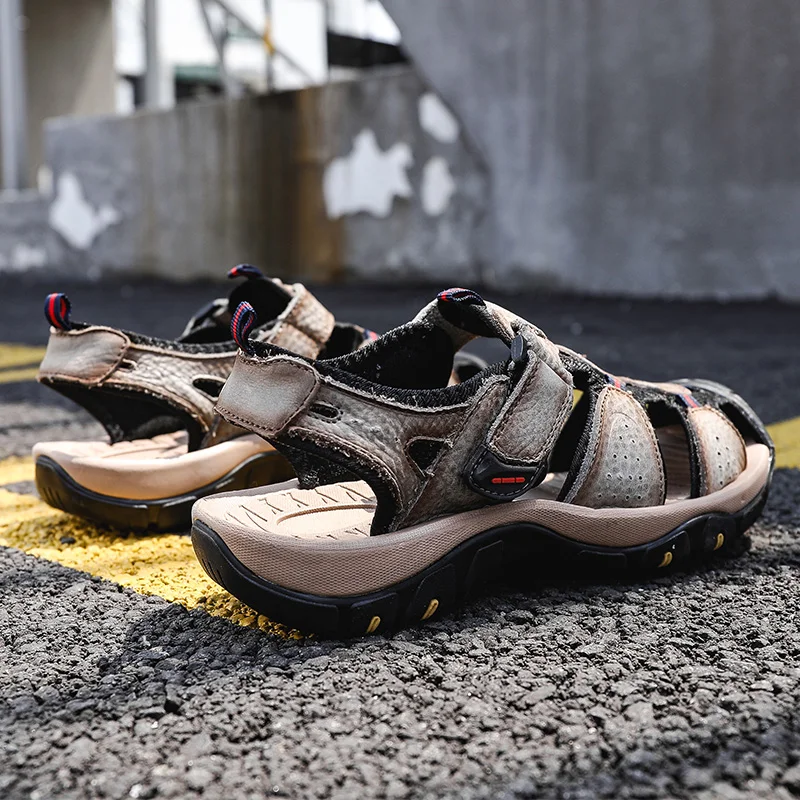 Summer Men Sandals Non-slip Male Beach Sandals Breathable Rubber Men's Outdoor Sandals Soft Sole Casual Shoes Free Shipping 2023