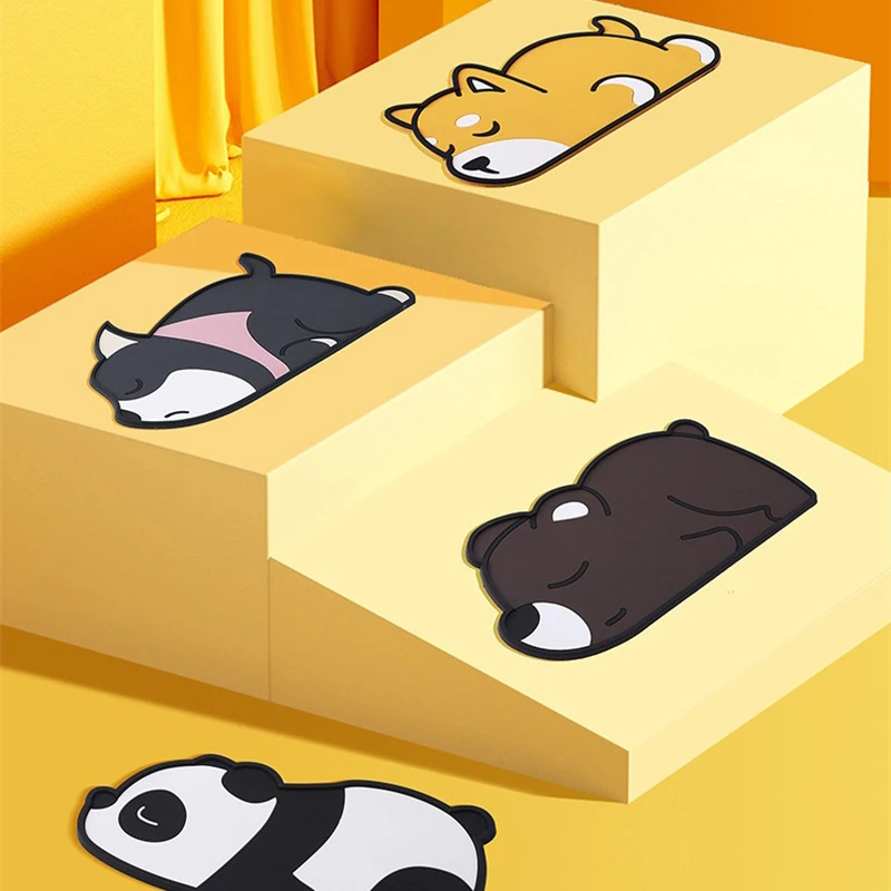 

Pvc Material Cartoon Non-slip Mat Washable High Temperature Mat Odorless Mat Automotive Interior Products Blue Black Car Mat