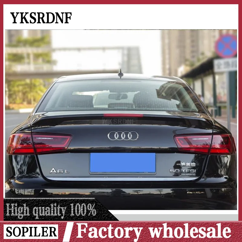 

Задний спойлер YKSRDNF для Audi A6 C7 ABS, 4-дверный седан 2012 2013 2014 2015 2016