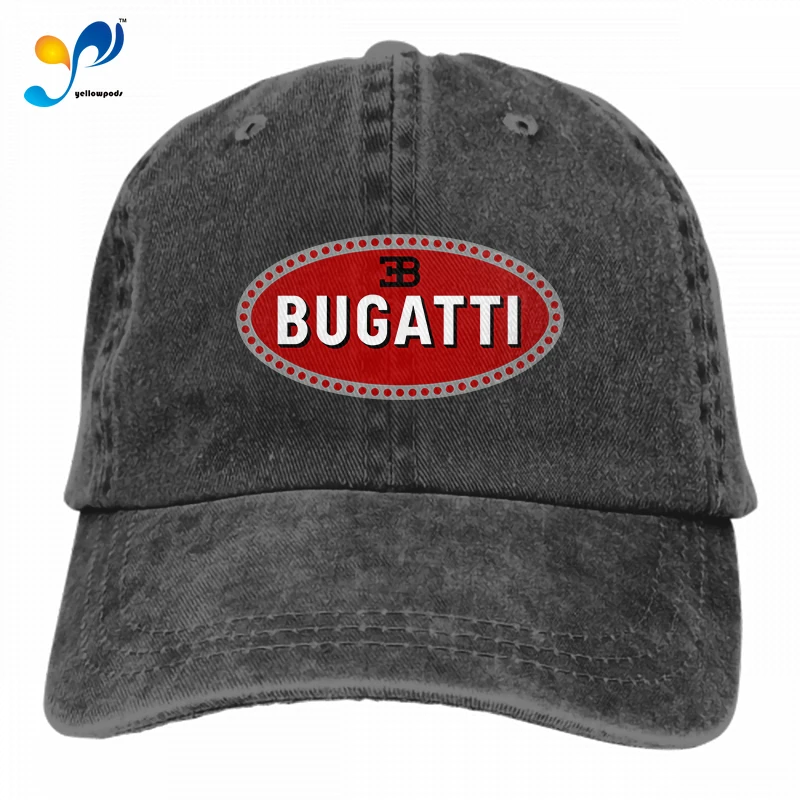 

Mens Personalized Comfortable Hat Bu-ga-tti Car Logo 2 Fashion Baseball Caps Navy