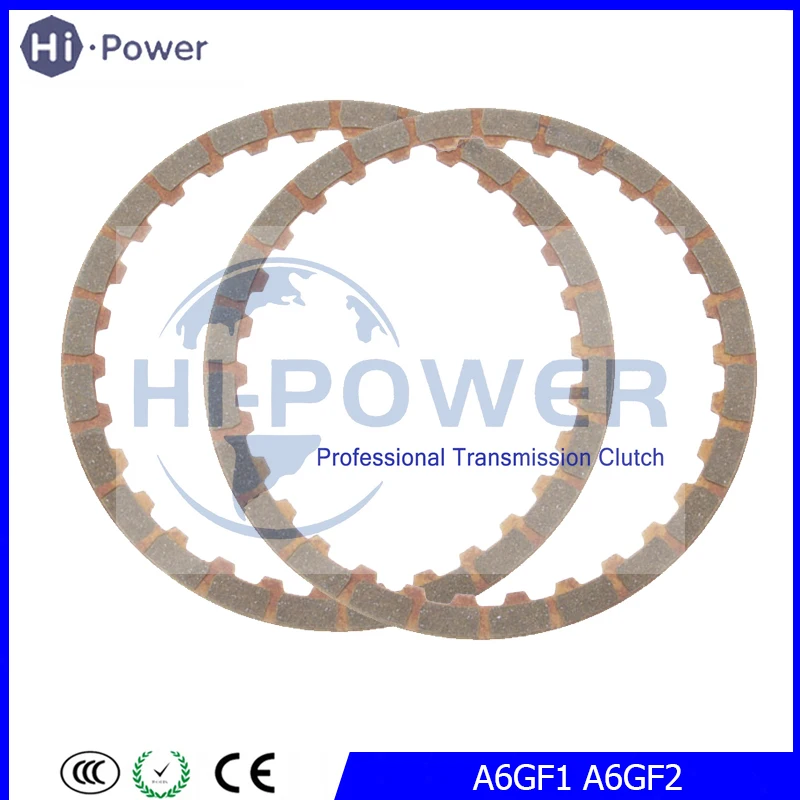 Фрикционная пластина автоматической коробки передач A6GF1, внутренний разъем 3-5, обратный 09-up (30T 2,08 мм 126 мм) для HYUNDAI, комплект дисков коробки передач