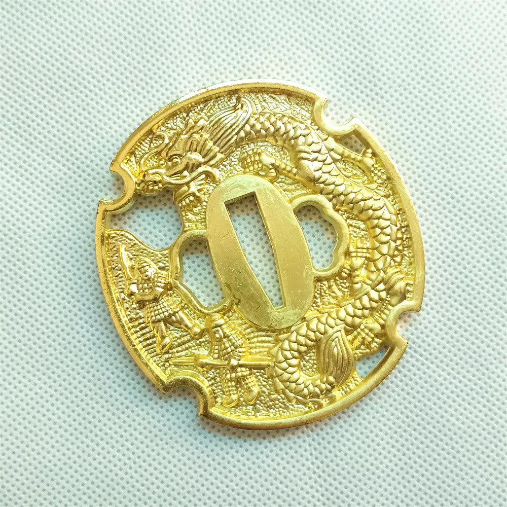 26 см ручка из сплава защита для рук дракон Tsuba Menuki Fuchi Kashira японского самурая